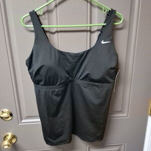 Nike Black Sports Swim Top